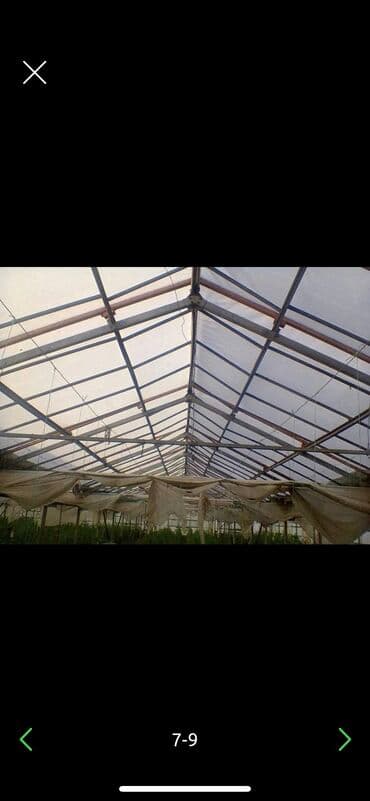 Срочно пр-ю тепличные каркасы на 10 соток за сотку 150тыс, возможно at lalafo.kg Срочно пр-ю тепличные каркасы на 10 соток за сотку 150тыс, возможно