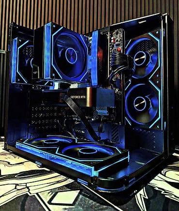 asus rog b class: Компьютер, ядер - 6, ОЗУ 32 ГБ, Для работы, учебы, Новый, AMD Ryzen 5, NVIDIA GeForce RTX 5070, NVMe — 1