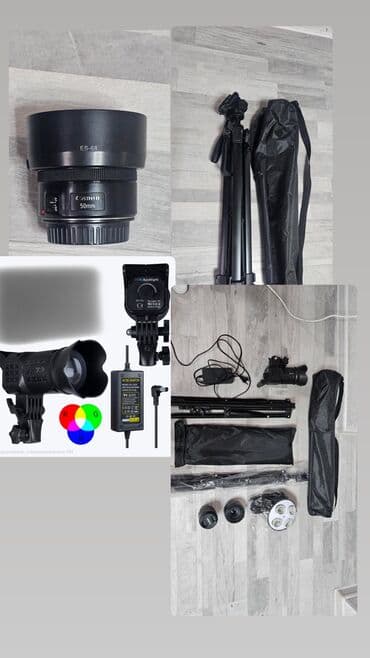 проектор аренда: Комплект для фото/видео В состав входит: - Объектив Canon 50mm (с — 6