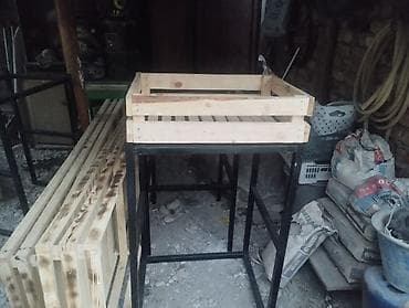 Полки для овощей: Торговый стеллаж/витрина для овощей и фруктов - Конструкция: сварной — 6