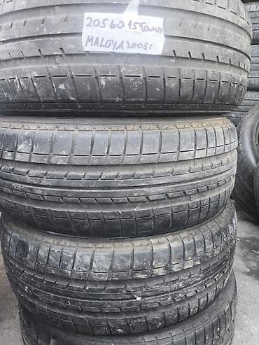 evro r: Шины 205 / 60 / R 15, Лето, Б/у, Комплект, Легковые — 1