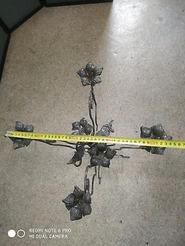 Шамдалдар: Кованый подсвечник, ручная работа. Высота 52 см. Ширина 42 см — 6