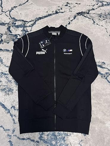 tech flece: Мужская толстовка, S, Puma, Новый, цвет - Черный, Платная доставка, Самовывоз — 1
