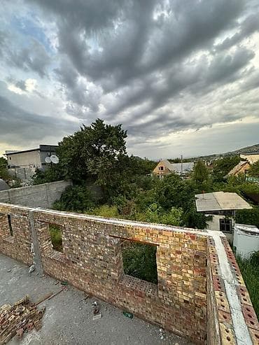 Үйлөр: Срочно ❗️❗️❗️Продаётся участок с домом и начатой пристройкой. Район — 6