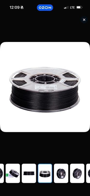 принты: Пластик для 3D‑печати (филамент), несколько вариантов: 1) Fiberon — 7