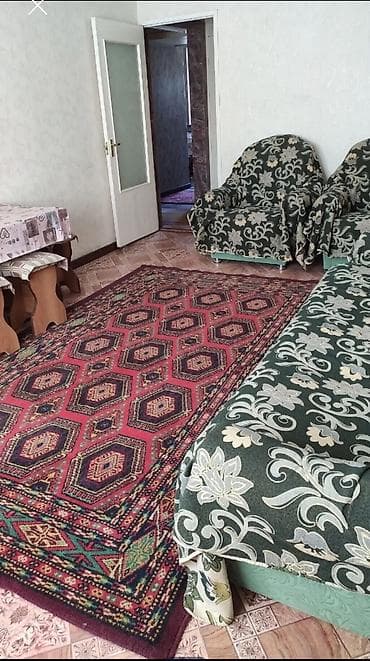 долгосрочная квартира бишкек васток 5: 2 комнаты, С мебелью полностью — 2