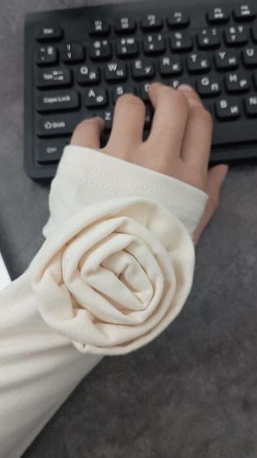 резинка для волос роза: Браслет, Текстиль, Женские — 1