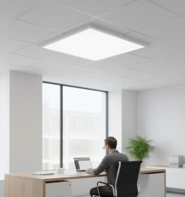 полка на панел: Прямоугольный светодиодный светильник белого цвета, предназначенный — 1