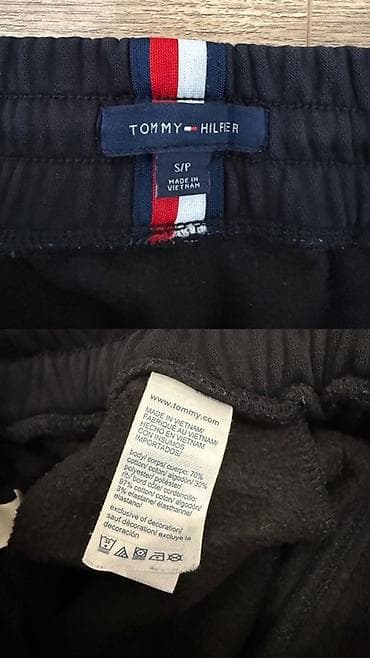 Брюки: Мужские брюки, S, Tommy Hilfiger, Б/у, цвет - Черный, Бесплатная доставка, Платная доставка, Самовывоз — 4