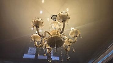 Классическая потолочная люстра с подвесками Элегантное решение для