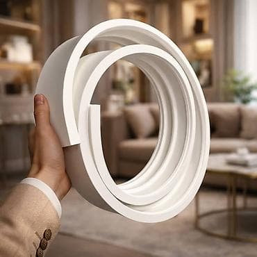 цена обоев: Гибкий плинтус ИССЫК-КУЛЬ 🇰🇬 - Размер профиля: высота 100 мм толщина — 3