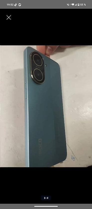 samsung note: Poco C71, Новый, 128 ГБ, цвет - Голубой, 1 SIM, 2 SIM, eSIM — 3