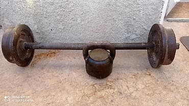Штанга (35-40кг)-2000 тыс.сом. Гиря 16 кг-3500