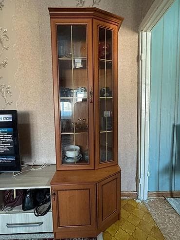 Мебель: Гарнитур для зала, Шкаф, МДФ, цвет - Коричневый — 4