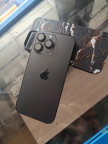 IPhone 14 Pro Max, Б/у, 256 ГБ, Space Gray, Зарядное устройство, Защитное стекло, Чехол, 84 %