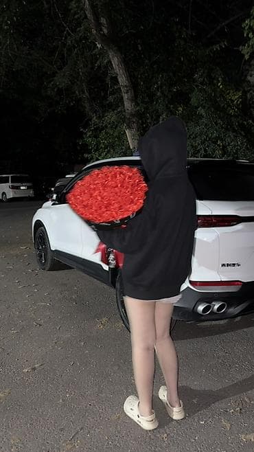 Дом и сад: Букет из атласных лент,51штук Цена:2000сом - Пышная круглая композиция — 2