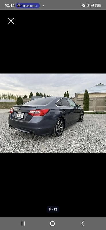 infinity fx35: Subaru Legacy: 2017 г., 2.5 л, Автомат, Бензин, Седан — 3