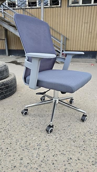 Офисные кресла: Офисное кресло, Новый, С колесиками, цвет - Серый, Самовывоз, Платная доставка — 6