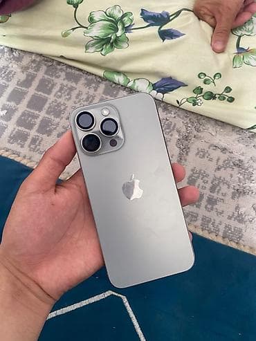 айфон 15 бу: IPhone 15 Pro Max, Б/у, 256 ГБ, Серебристый, Чехол, Кабель, 91 % — 1