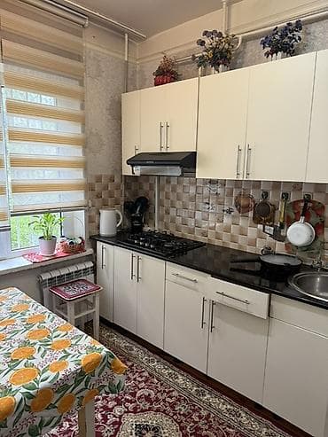 продаётся квартира токмок: 2 комнаты, 48 м², 105 серия, 1 этаж, Евроремонт — 5