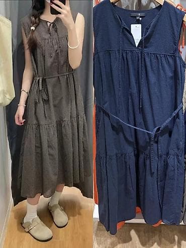 платье чёрное: Женская одежда в стиле casual и smart-casual - Длинные безрукавные — 6