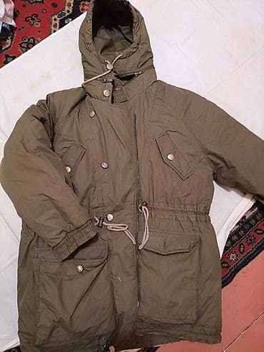 горнолыжная куртка: Зимняя парка цвета хаки с капюшоном Покупали в 80 -х Куртка аляска — 2