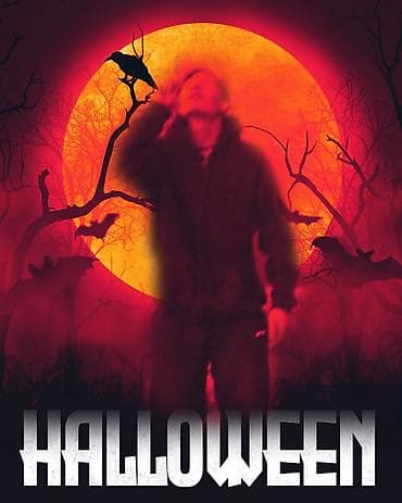 Постер/афиша «HALLOWEEN» - Тематика: Хэллоуин, мрачный лес, летучие at lalafo.kg Постер/афиша «HALLOWEEN» - Тематика: Хэллоуин, мрачный лес, летучие