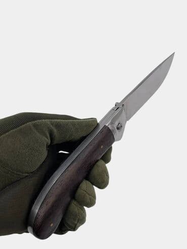 нож бабочка тренировочный в бишкеке: Нож "Гюрза" складной, сталь 65Х13, замок Liner Lock, рукоять дерево — 4