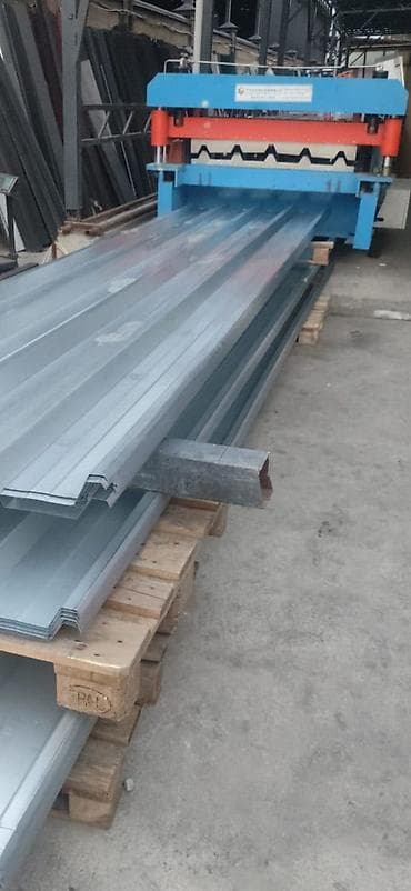 Профнастил металлический (оцинкованный), изготовленный на