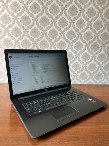 ноутбуки рассрочка: Ноутбук, HP, 8 ГБ ОЗУ, AMD Ryzen 7, 17 ", Б/у, Для работы, учебы, память HDD — 2