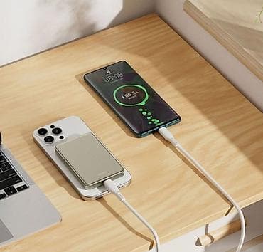 leather case: Power Bank WiWU Ultra Thin Magnetic 10000 mAh Купить в Бишкеке — — 4