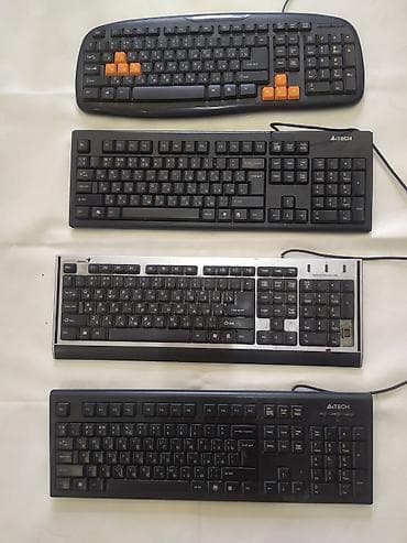 apple magic mouse 2: Клавиатура, A4Tech, Мембранная, Проводное подключение, Размер: 100% — 1