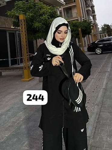 Спортивная одежда: Женский спортивный комплект «244» - Стильный мусульманский — 1