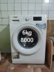 мотор стиральной машины: Стиральная машина LG, Б/у, Автомат, До 9 кг, Компактная — 7