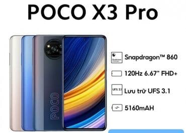 Автоэлектроника: Poco X3 Pro, Б/у, 256 ГБ, цвет - Черный, 2 SIM — 1