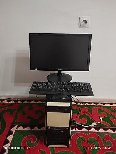 core i7 10700: Компьютер, ядер - 2, ОЗУ 4 ГБ, Для работы, учебы, Б/у, HDD + SSD — 1