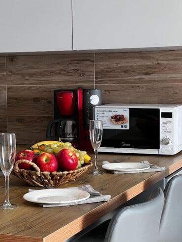 сдаю квартиру бишкек суточный: 1 комната, Душевая кабина, Постельное белье, Кондиционер — 11