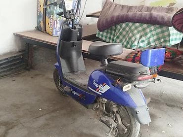 электро мото: Электроскутер (сине‑черный), компактный городской формат. Основные — 6