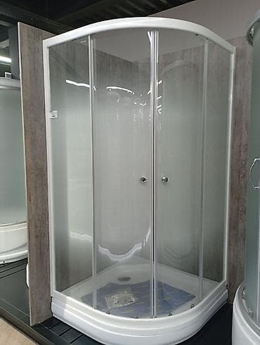 solutions upper: Душевая кабина Полукруглая, Покрытие: Тонированное — 1