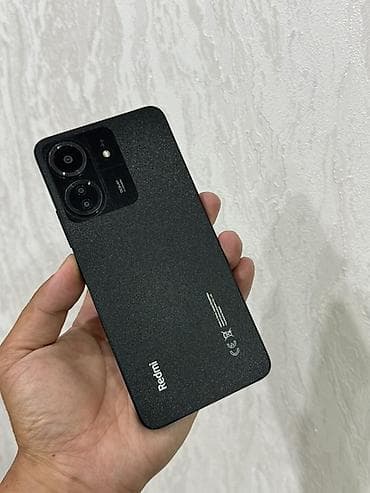 Redmi, Redmi 13C, Б/у, 128 ГБ, цвет - Черный, 2 SIM