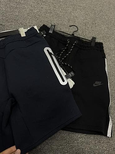 спортивные шорты мужские: Мужские шорты, S, M, L, Nike, Новый, цвет - Черный, Самовывоз — 2