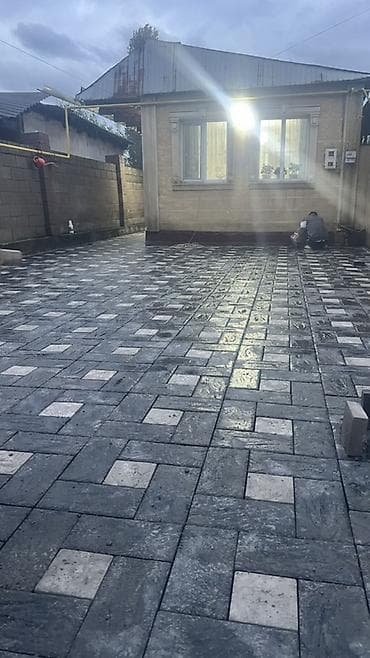 ☎️. Укладка тротуарной плитки и обустройство мощения под ключ -