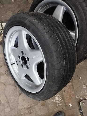 Литые Диски R 17 AMG, Комплект, отверстий - 5, Б/у at lalafo.kg Литые Диски R 17 AMG, Комплект, отверстий - 5, Б/у