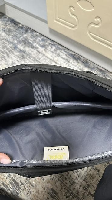 apple macbook: Сумка для ноутбука - Цвет: черный - Материал: плотная ткань с — 2