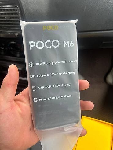 intel core i3 10100: Poco M6, Новый, 256 ГБ, цвет - Черный, 2 SIM — 1