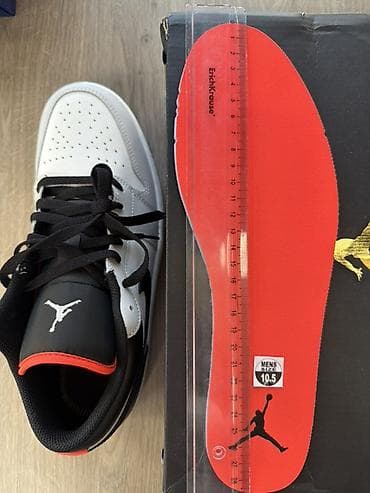 low: Мужские кроссовки, 43, 44, Air Jordan, Новый, цвет - Белый, Самовывоз — 5