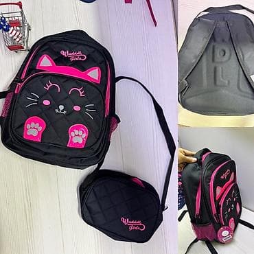 новорожденный одежда: Детский набор для школы Waddell Kids: ортопедический рюкзак + сумочка — 1