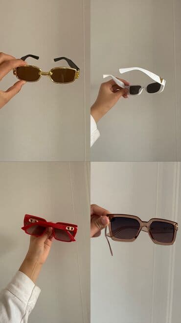 фотохромные очки: Солнцезащитные очки очки, Женские, Квадратные, Новый — 1