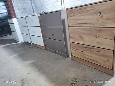 аксессуары для мебели: Тумба и подставка для обуви, МДФ, цвет - Белый — 3