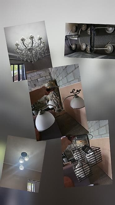 Люстры: Люстры и потолочный светильник 1) Классическая хрустальная люстра - — 7